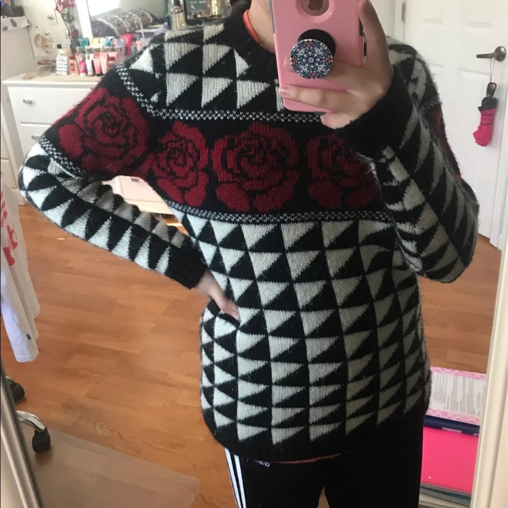 Forever 21 Rose Sweater